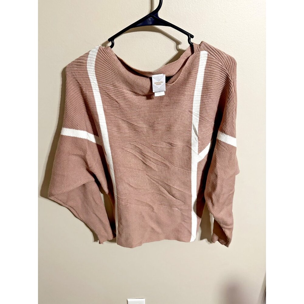 Women's Northan Angel Tan Sweater/pullover cotton/Polyster-Large